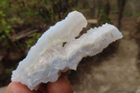 Natural Etched Blue Chalcedony Specimens x 35 Nsanje, Malawi - Toprock Gemstones and Minerals 