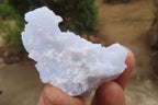 Natural Etched Blue Chalcedony Specimens x 35 Nsanje, Malawi - Toprock Gemstones and Minerals 