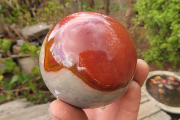 Polished Polychrome Jasper Spheres x 6 From Mahajanga, Madagascar - Toprock Gemstones and Minerals 