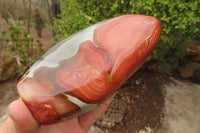 Polished Polychrome Jasper Standing Free Forms x 3 From Madagascar - Toprock Gemstones and Minerals 