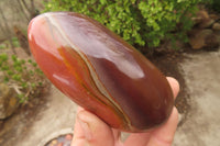 Polished Polychrome Jasper Standing Free Forms x 3 From Madagascar - Toprock Gemstones and Minerals 