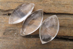 Polished Clear Quartz "Angel Tears" Pendant Pieces x 20 From Madagascar - Toprock Gemstones and Minerals 