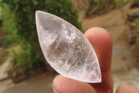Polished Clear Quartz "Angel Tears" Pendant Pieces x 20 From Madagascar - Toprock Gemstones and Minerals 