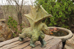 Polished Leopard Stone Welsh Dragon Carving x 1 From Zimbabwe - Toprock Gemstones and Minerals 