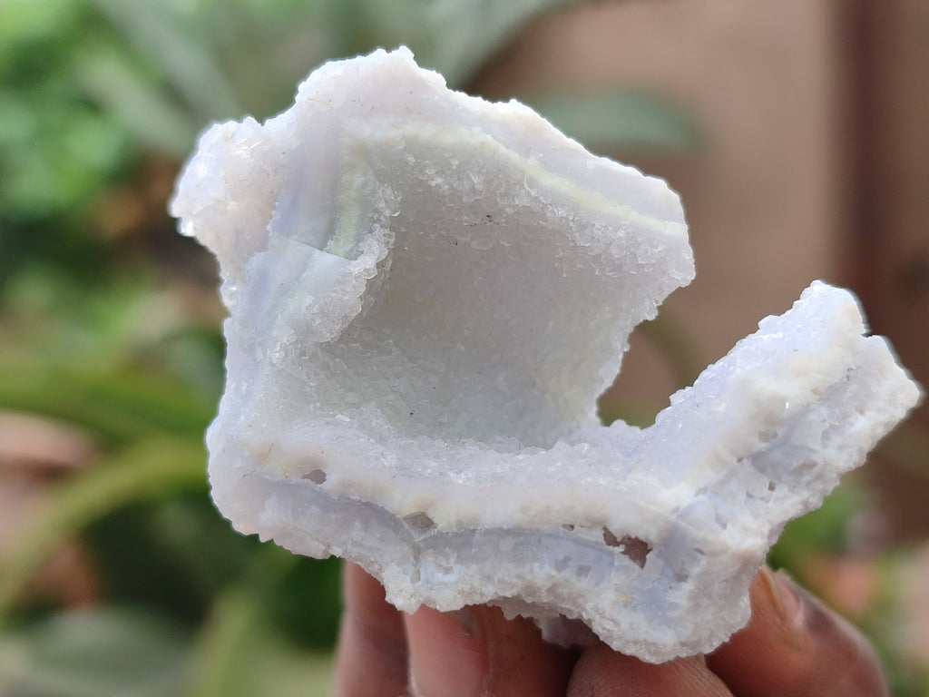 Natural Etched Blue Chalcedony Specimens x 35 From Malawi - Toprock Gemstones and Minerals 