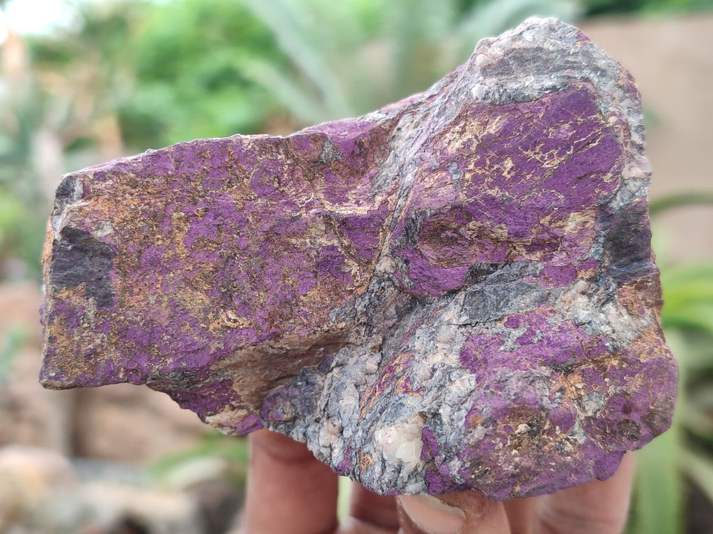 Natural Metallic Purpurite Cobbed Specimens x 6 From Erongo, Namibia - Toprock Gemstones and Minerals 