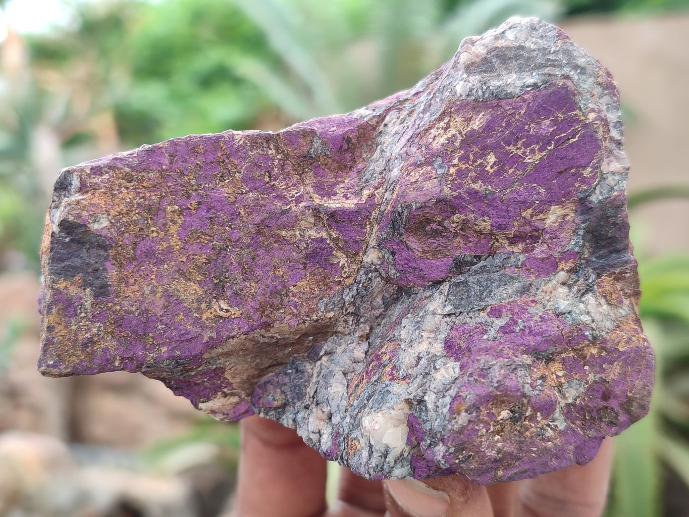 Natural Metallic Purpurite Cobbed Specimens x 6 From Erongo, Namibia - Toprock Gemstones and Minerals 
