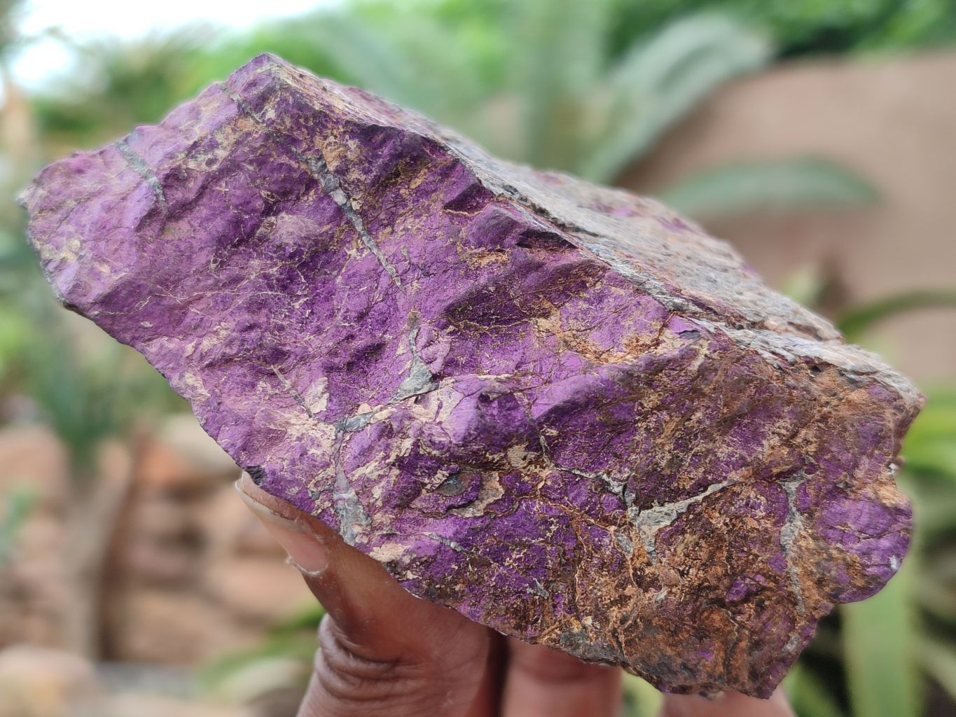 Natural Metallic Purpurite Cobbed Specimens x 6 From Erongo, Namibia - Toprock Gemstones and Minerals 