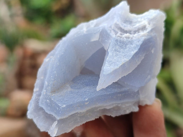 Natural Etched Blue Chalcedony Specimens x 20 From Malawi - Toprock Gemstones and Minerals 