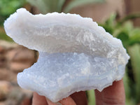 Natural Etched Blue Chalcedony Specimens x 20 From Malawi - Toprock Gemstones and Minerals 
