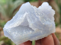 Natural Etched Blue Chalcedony Specimens x 20 From Malawi - Toprock Gemstones and Minerals 