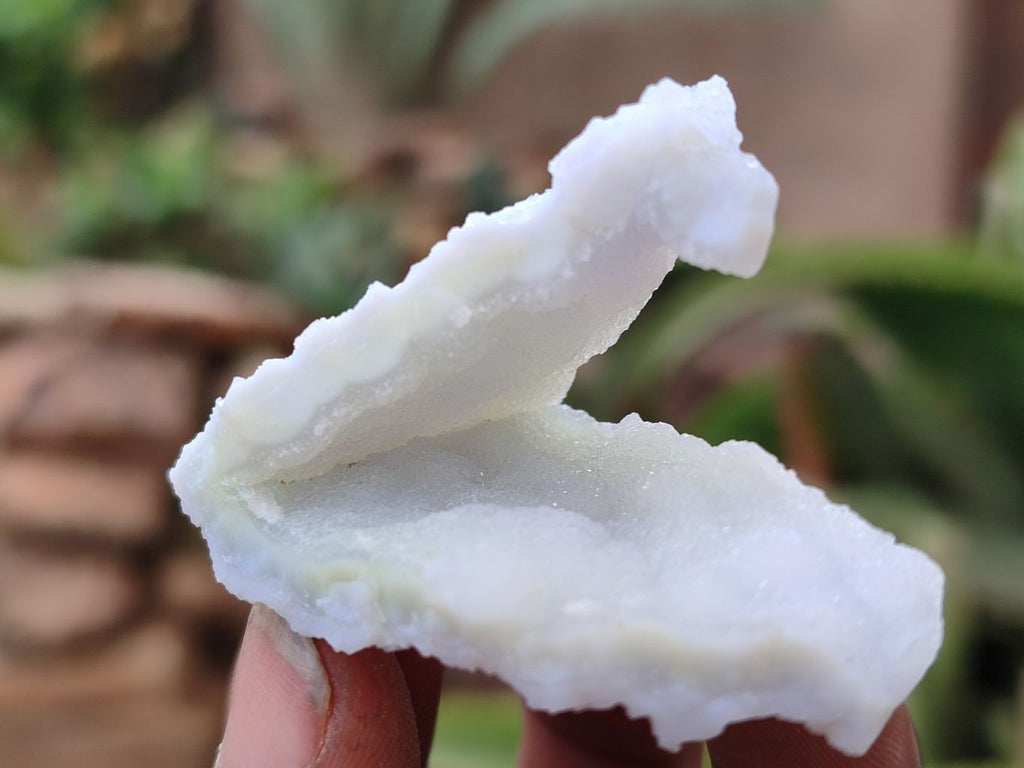 Natural Etched Blue Chalcedony Specimens x 35 From Malawi - Toprock Gemstones and Minerals 