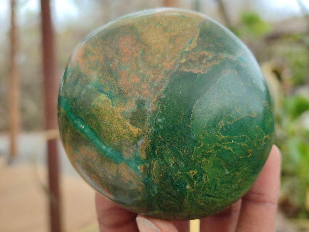 Polished Rare Ruby Corundum & Green Verdite Free Forms x 6 From Zimbabwe - Toprock Gemstones and Minerals 