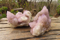 Natural Ametrine Spirit Quartz Clusters x 3 From Boekenhouthoek, South Africa - Toprock Gemstones and Minerals 