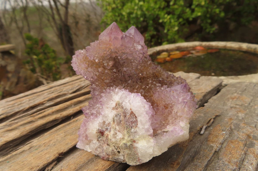 Natural Ametrine Spirit Quartz Clusters x 3 From Boekenhouthoek, South Africa - Toprock Gemstones and Minerals 