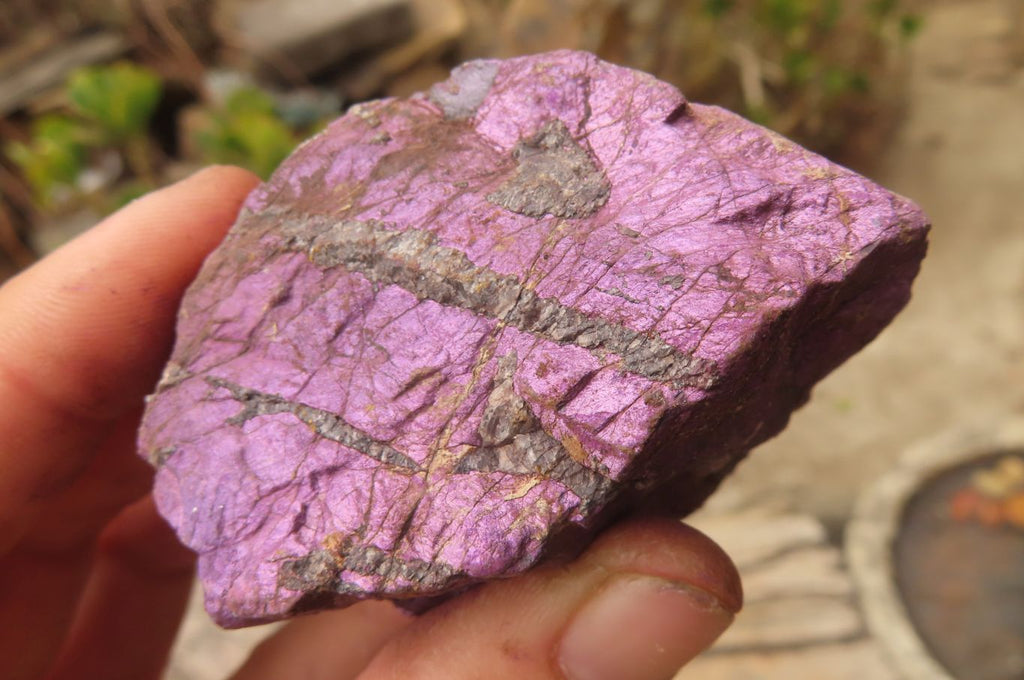 Natural Metallic Purpurite Cobbed Specimens x 12 From Erongo, Namibia - Toprock Gemstones and Minerals 