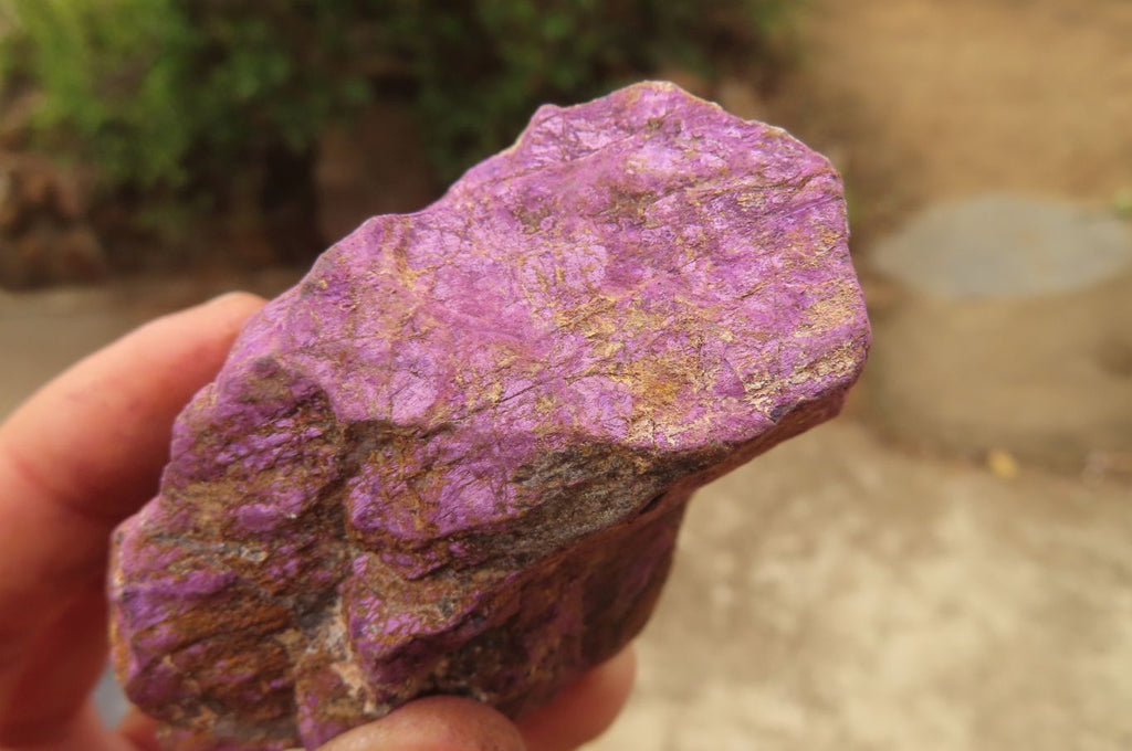 Natural Metallic Purpurite Cobbed Specimens x 12 From Erongo, Namibia - Toprock Gemstones and Minerals 