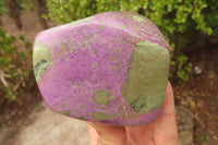 Polished Stichtite & Serpentine Free Forms x 2 From Barberton, South Africa - Toprock Gemstones and Minerals 