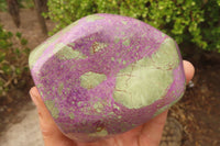 Polished Stichtite & Serpentine Free Forms x 2 From Barberton, South Africa - Toprock Gemstones and Minerals 