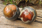 Polished Polychrome Jasper Spheres x 6 From Madagascar - Toprock Gemstones and Minerals 