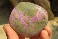 Polished Stichtite Free Forms x 4 From Barberton, South Africa - Toprock Gemstones and Minerals 