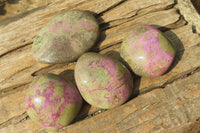 Polished Stichtite Free Forms x 4 From Barberton, South Africa - Toprock Gemstones and Minerals 