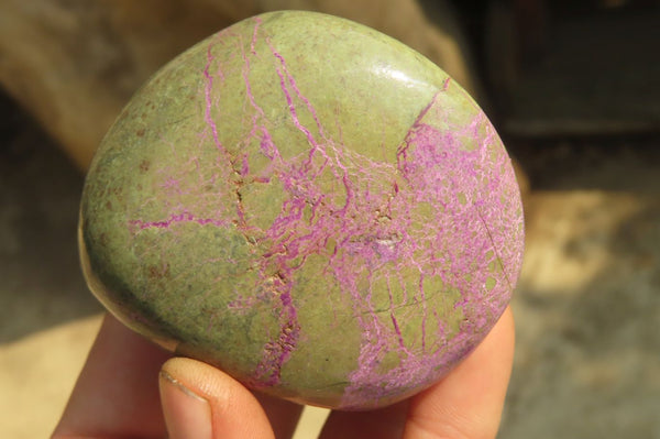 Polished Stichtite Free Forms x 4 From Barberton, South Africa - Toprock Gemstones and Minerals 