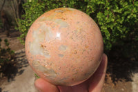 Polished Runestone Feldspar Spheres x 3 From Zimbabwe - Toprock Gemstones and Minerals 