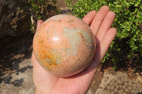 Polished Runestone Feldspar Spheres x 3 From Zimbabwe - Toprock Gemstones and Minerals 
