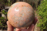 Polished Runestone Feldspar Spheres x 3 From Zimbabwe - Toprock Gemstones and Minerals 
