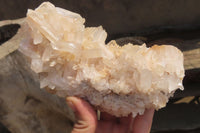 Natural Clear Quartz Clusters x 4 From Madagascar - Toprock Gemstones and Minerals 