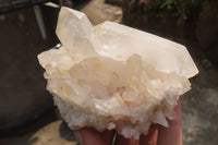 Natural Clear Quartz Clusters x 4 From Madagascar - Toprock Gemstones and Minerals 