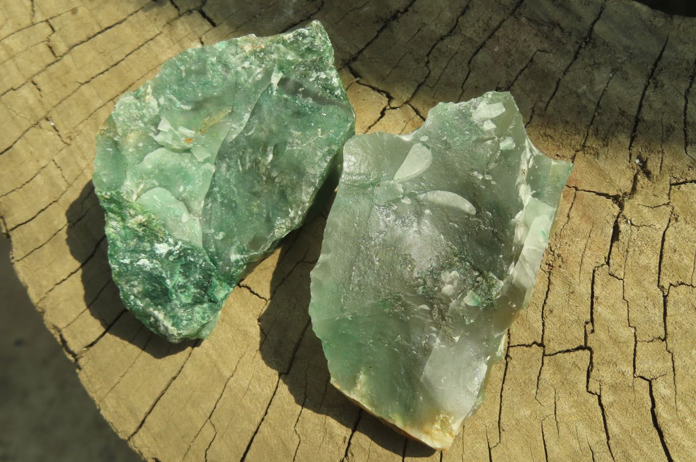 Natural Jade Cobbed Specimens x 35 From Swaziland - Toprock Gemstones and Minerals 
