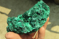 Natural Silky Malachite Specimens x 3 From Kasompe, Congo - Toprock Gemstones and Minerals 