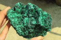 Natural Silky Malachite Specimens x 3 From Kasompe, Congo - Toprock Gemstones and Minerals 