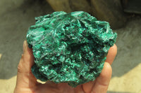 Natural Silky Malachite Specimens x 3 From Kasompe, Congo - Toprock Gemstones and Minerals 