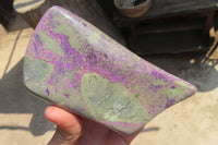 Polished Stichtite Standing Free Form x 1 From Barberton, South Africa - Toprock Gemstones and Minerals 