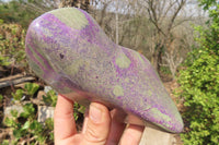 Polished Stichtite Standing Free Form x 1 From Barberton, South Africa - Toprock Gemstones and Minerals 