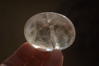 Polished Girasol Pearl Quartz Galet-Palm Stones x 15 From Ambatondrazaka, Madagascar - Toprock Gemstones and Minerals 