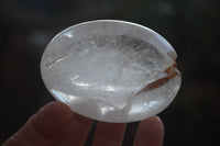 Polished Girasol Pearl Quartz Galet-Palm Stones x 15 From Ambatondrazaka, Madagascar - Toprock Gemstones and Minerals 