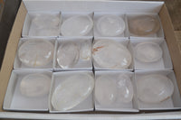 Polished Girasol Pearl Quartz Galet-Palm Stones x 15 From Ambatondrazaka, Madagascar - Toprock Gemstones and Minerals 