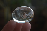 Polished Girasol Pearl Quartz Galet-Palm Stones x 15 From Ambatondrazaka, Madagascar - Toprock Gemstones and Minerals 