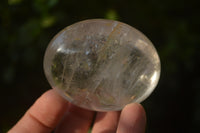 Polished Girasol Pearl Quartz Galet-Palm Stones x 15 From Ambatondrazaka, Madagascar - Toprock Gemstones and Minerals 