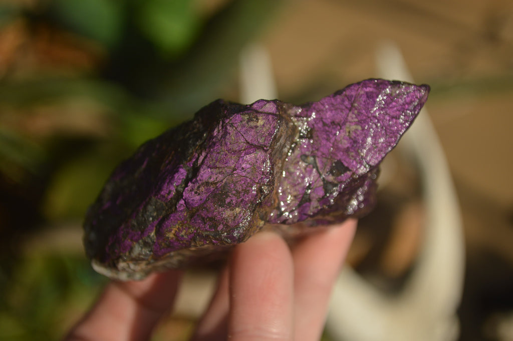 Natural Metallic Purpurite Cobbed Specimens x 5 From Erongo, Namibia - Toprock Gemstones and Minerals 