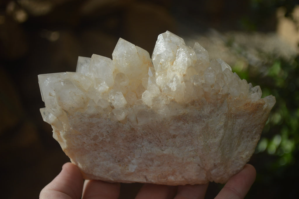 Natural Clear Quartz Clusters x 3 From Madagascar - Toprock Gemstones and Minerals 