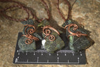 Polished Ancient Eagle Copper Wire Wrapped Pendants x 6 From Zimbabwe - Toprock Gemstones and Minerals 