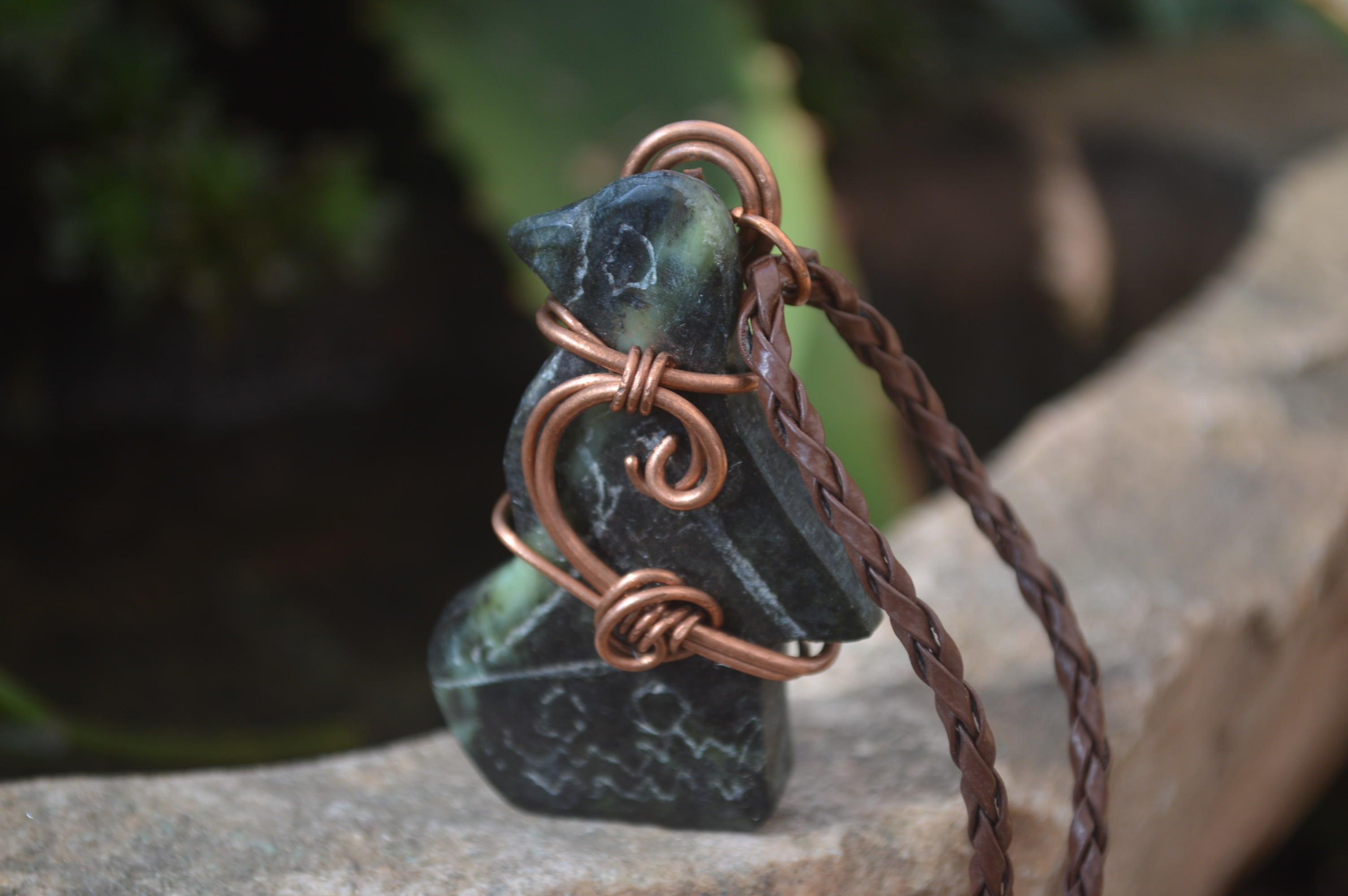 Polished Ancient Eagle Copper Wire Wrapped Pendants x 6 From Zimbabwe - Toprock Gemstones and Minerals 