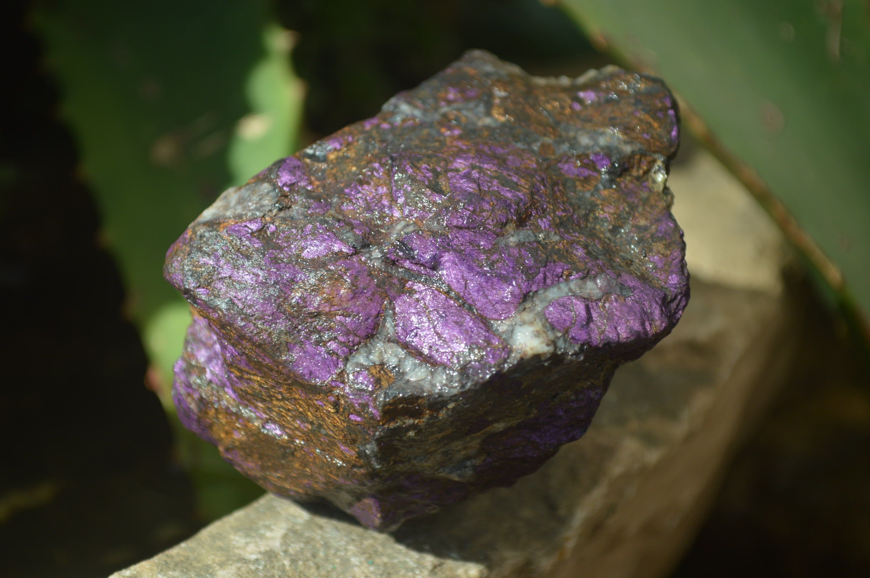 Natural Metallic Purpurite Cobbed Specimens x 12 From Erongo, Namibia - Toprock Gemstones and Minerals 