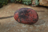 Polished Rhodonite Free Forms x 6 From Zimbabwe - Toprock Gemstones and Minerals 