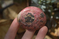 Polished Rhodonite Free Forms x 6 From Zimbabwe - Toprock Gemstones and Minerals 